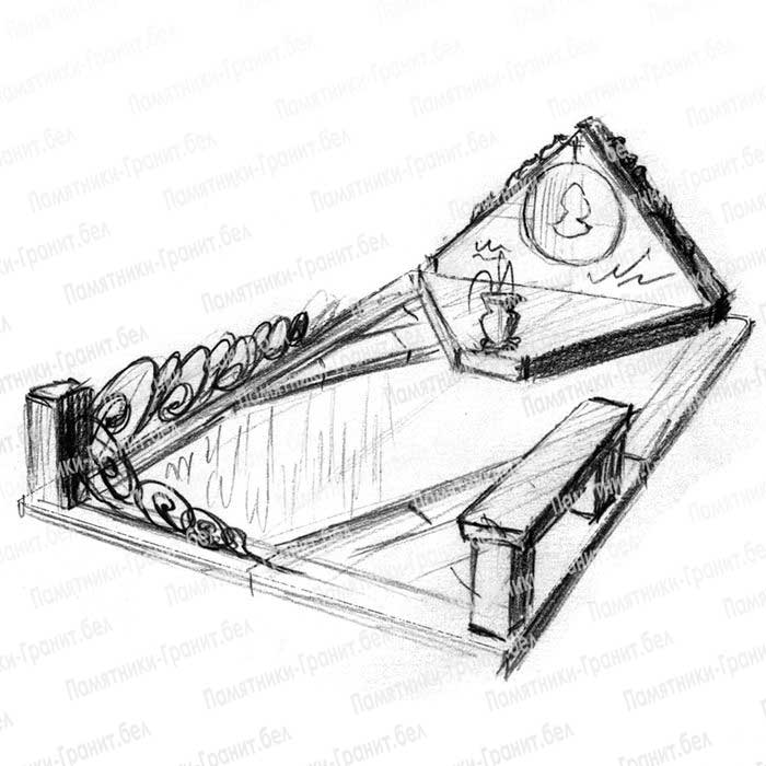 Двойные памятники на могилу фото