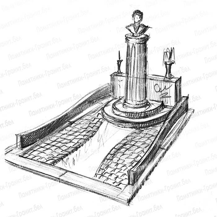 Оригинальный памятник на могилу фото