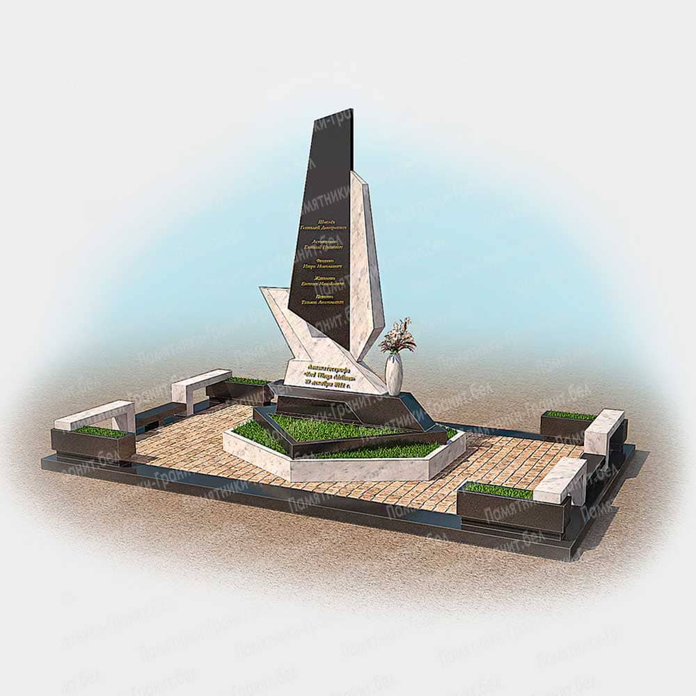 Памятник с крестом на могилу фото